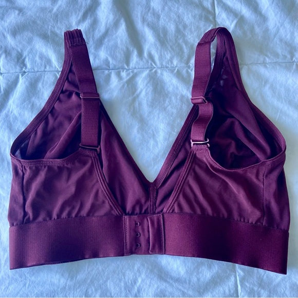 Parade Burgundy Mesh Bralette 32DD - Picture 8 of 10